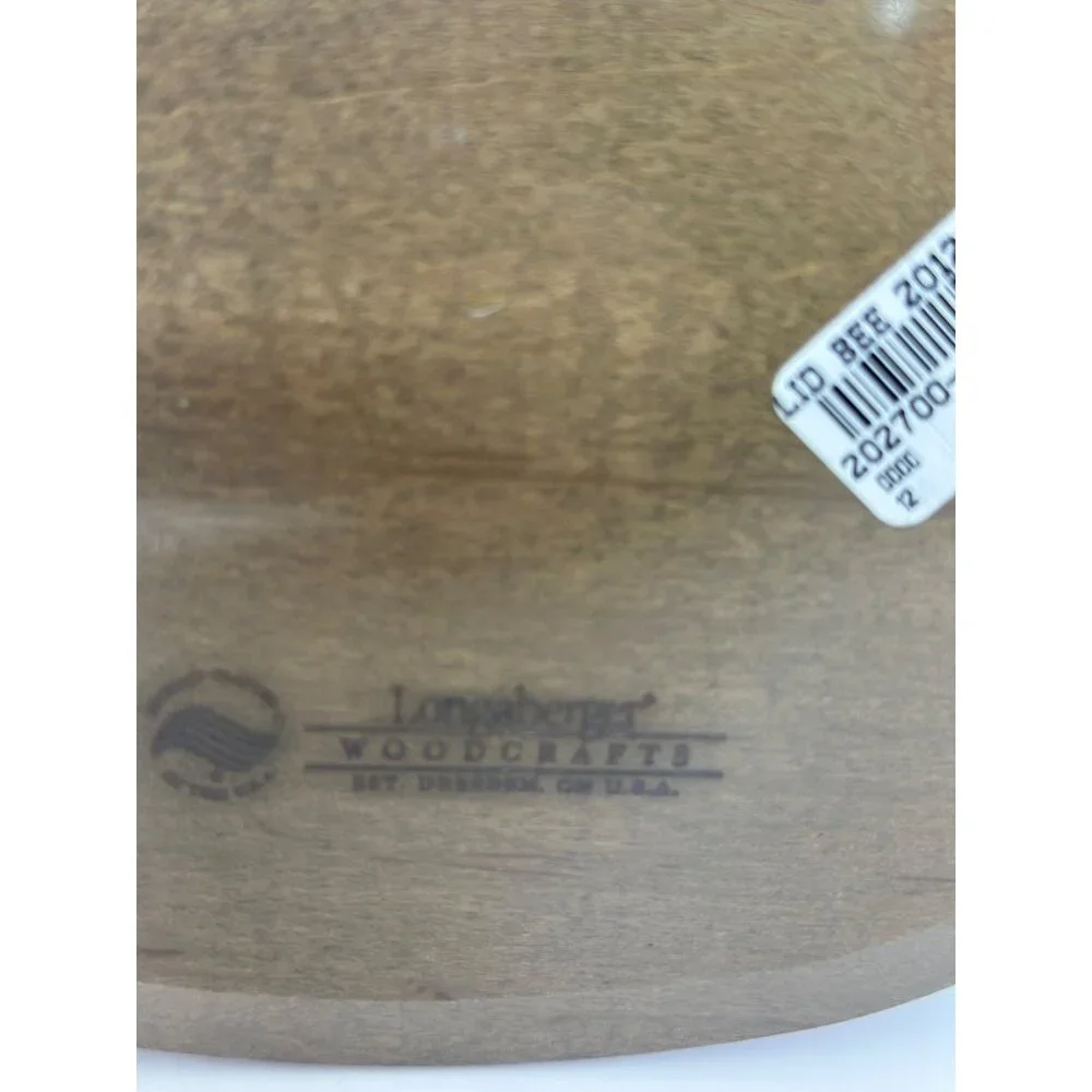 NEW‎ Longaberger Wooden Oval Lid – 
